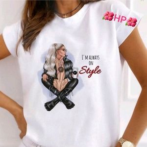 New Boutique Urban Girl In Style Graphic Tee Design